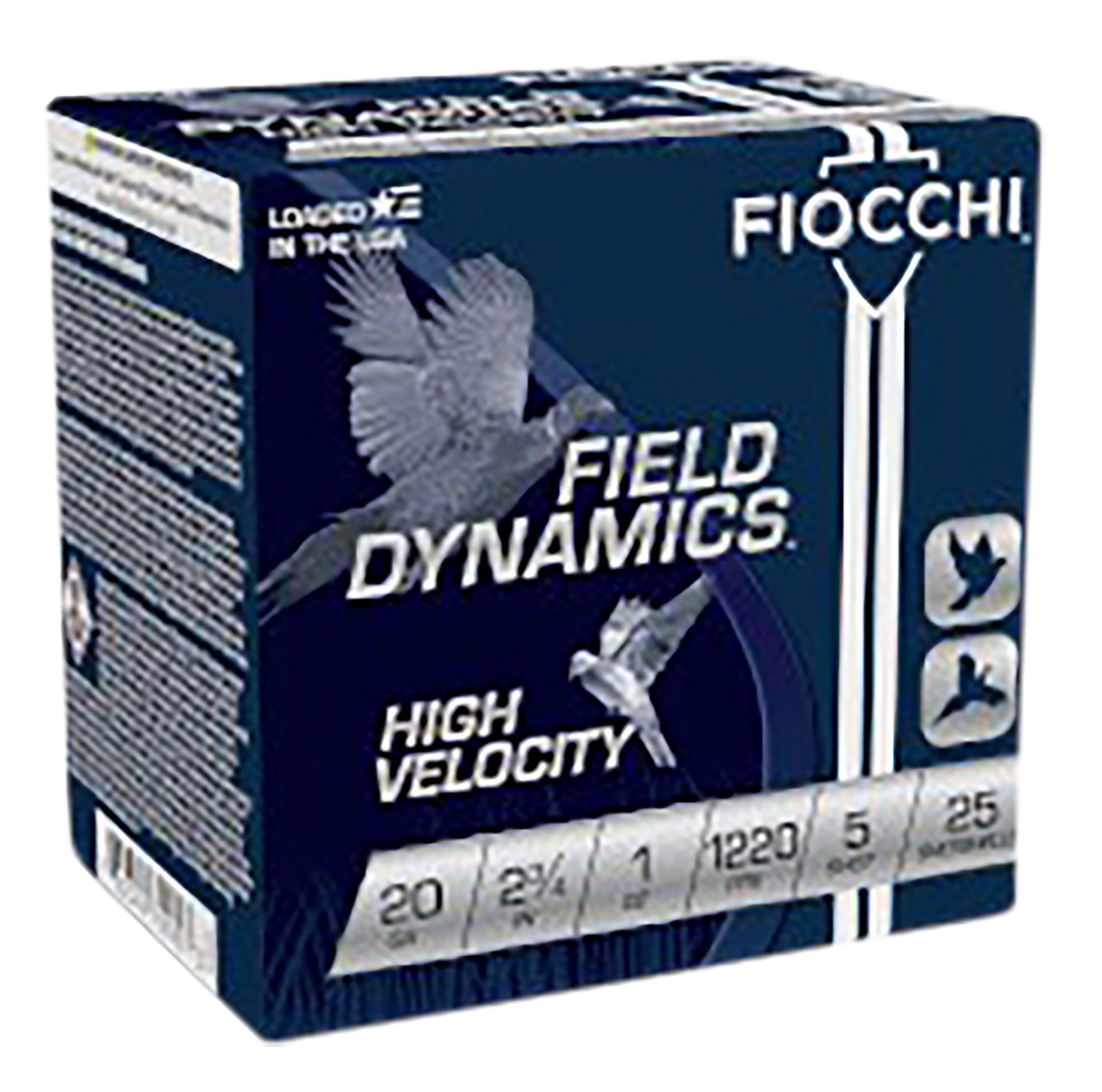 Fiocchi 20HV5 Field Dynamics High Velocity 20Gauge 2.75″ 1oz 5Shot 25 Per Box/10 Case