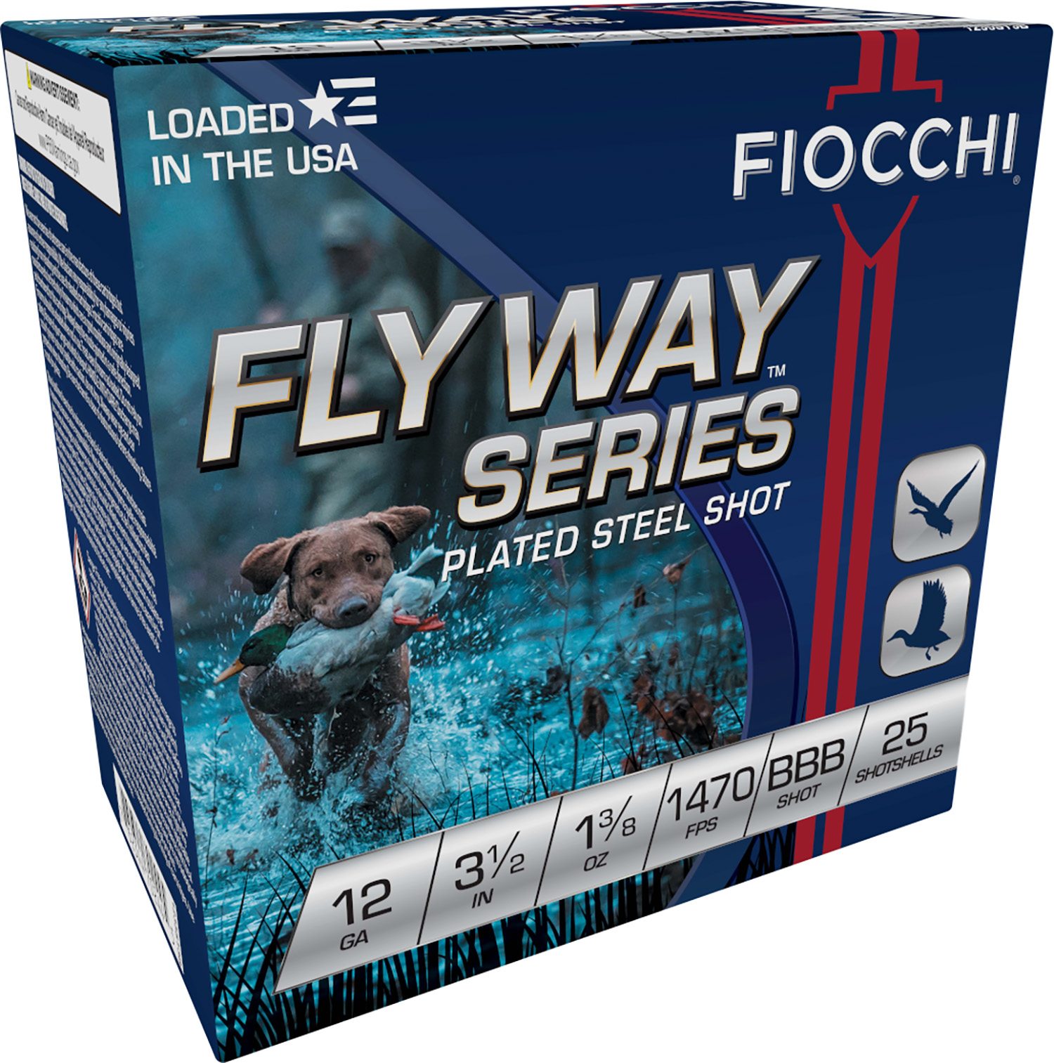 Fiocchi 1235ST3B Flyway 12Gauge 3.50″ 1 3/8oz BBBShot 25 Per Box/10 Case