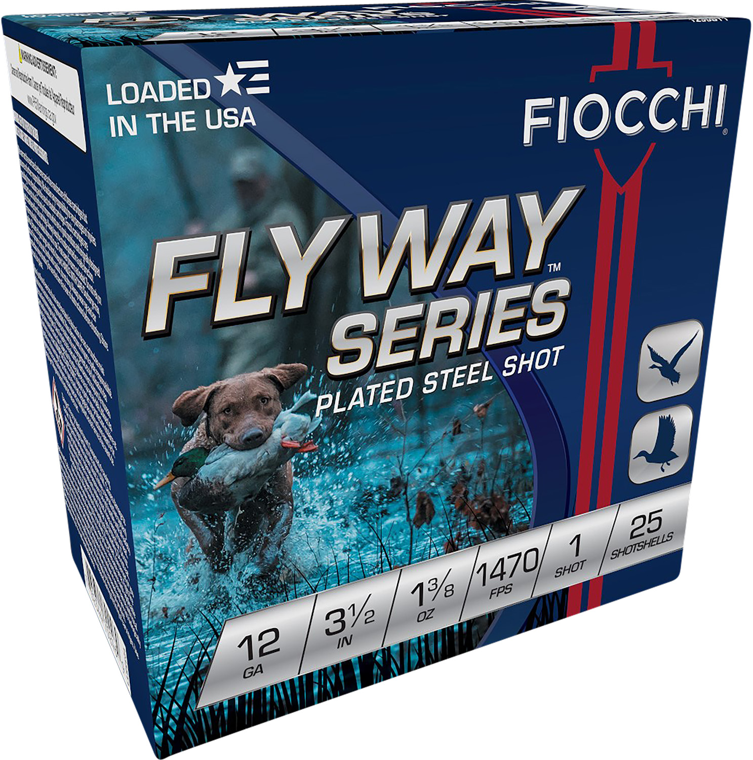 Fiocchi 1235ST1 Flyway 12Gauge 3.50″ 1 3/8oz 1Shot 25 Per Box/10 Case