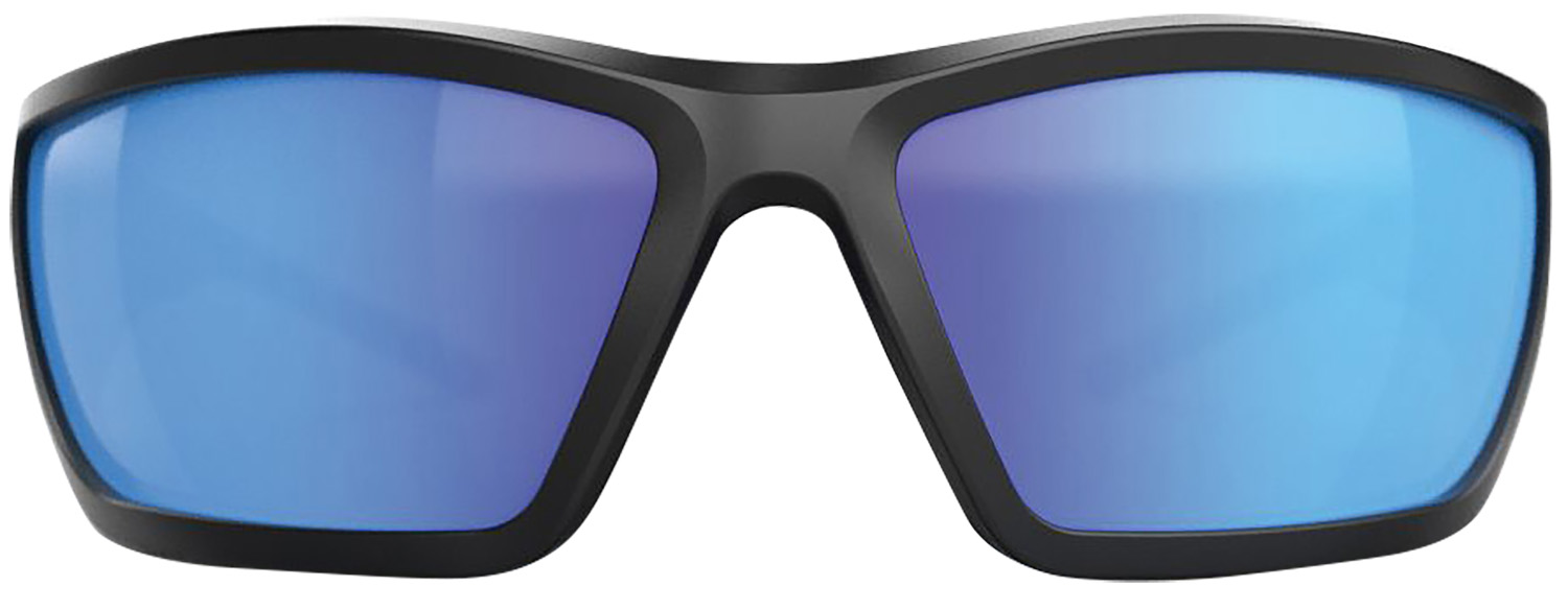 Glock AS41040 Blue Line Tactical Glasses Blue Mirror Lens Black Frame