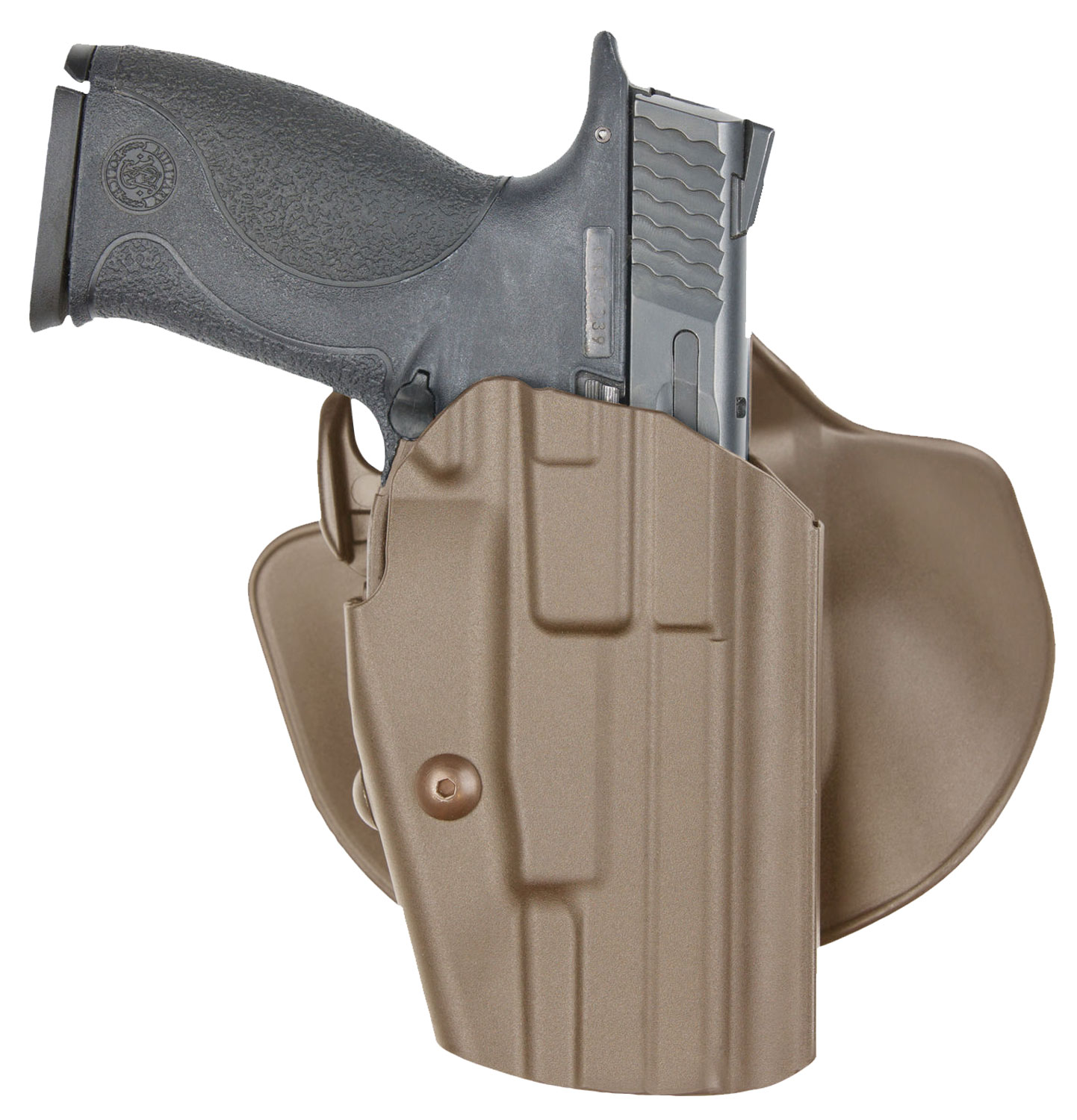 Safariland 578283551 GLS Pro-Fit OWB Flat Dark Earth Polymer Belt Loop/Paddle Fits 3.30-4.25″ Barrel, Belt 1.50″ – 2.25″ Right Hand