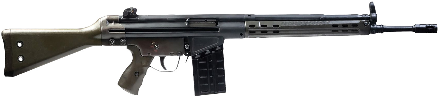 Century Arms RI5601X CA-3 7.62x51mm NATO 20+1 18″ Black Threaded Barrel, Black Charging Handle Steel Receiver, Black Synthetic Fixed Stock