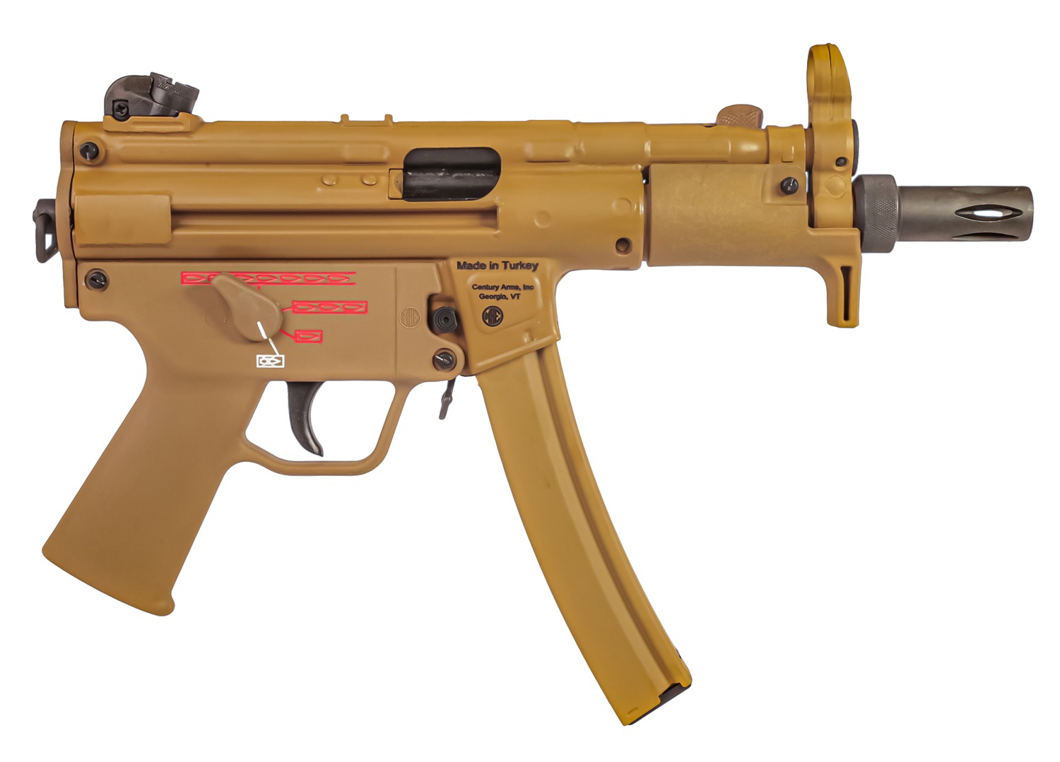 Century Arms HG6035GBN AP5 9mm Luger 30+1 5.80″