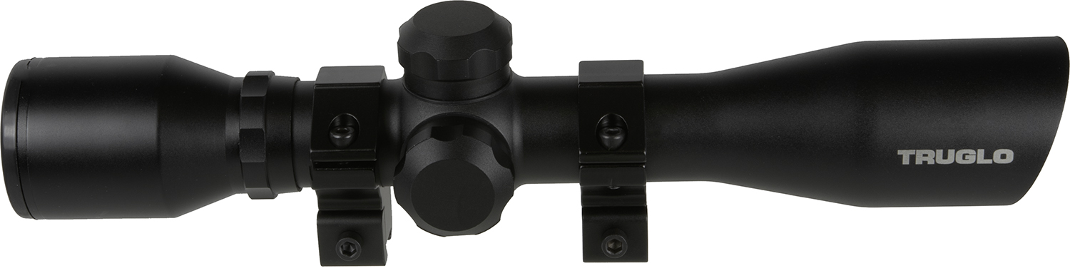 TruGlo TG8504BR Compact Matte Black 4x32mm 1″ Tube Duplex Reticle