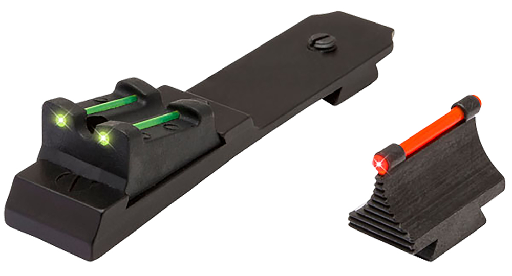 TruGlo TG109 Lever Action Rifle Sights Black 0.343″ Red Front, Green Rear Adjustable for Marlin 336