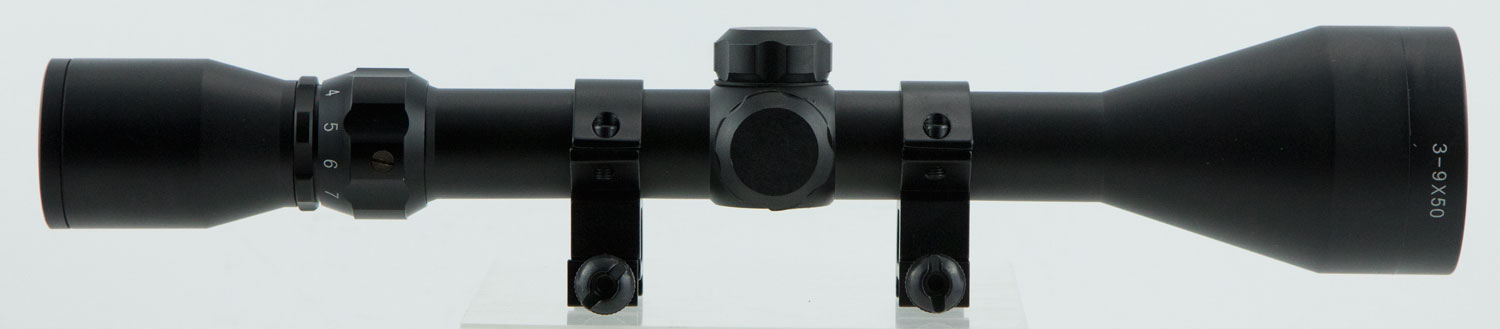 TruGlo TG-85395XB Buckline  Black Anodized 3-9x50mm 1″ Tube BDC Reticle