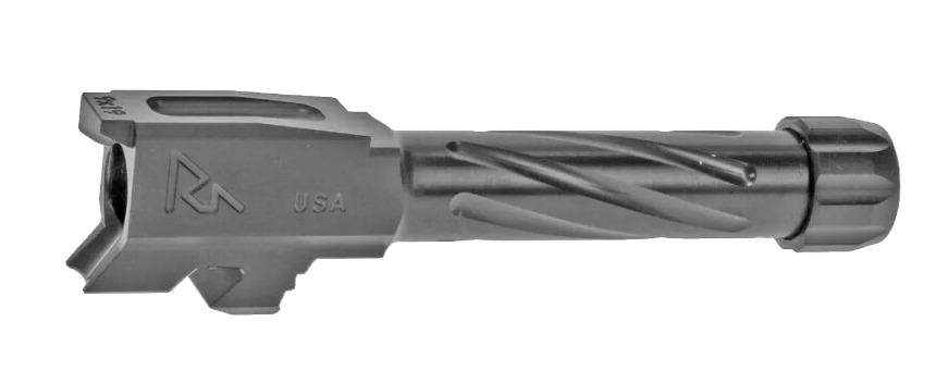 Rival Arms RA20G302D Precision V1 Match Grade 9mm Luger Compatible w/Glock 43 3.41″ Fluted Threaded PVD Stainless Steel
