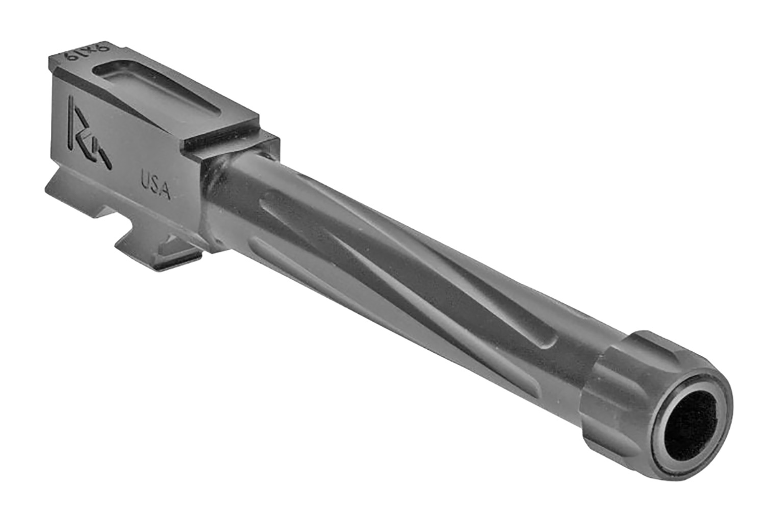 Rival Arms RA20G802D Precision V1 Match Grade 9mm Luger Compatible w/Glock 48, 4.17″ Fluted Threaded PVD Stainless Steel