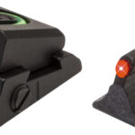 TruGlo TG961M Slug Gun Series  Black | Red Fiber Optic Front Sight Green Fiber Optic Rear