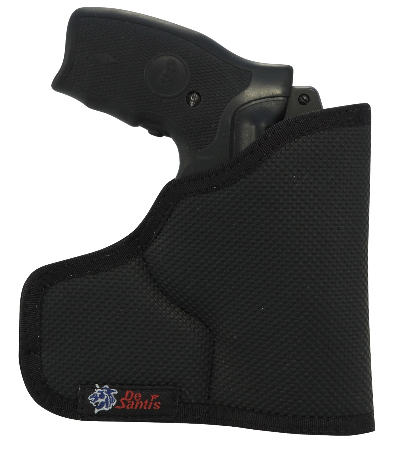 DeSantis Gunhide M33BJN3Z0 Nemesis Ammo Pocket Rubberized Fabric Fits S&W J Frame Fits 2″ Barrel Ambidextrous
