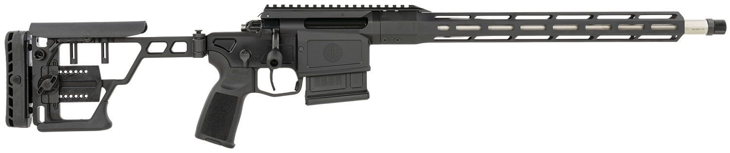 Sig Sauer CROSS30816B Cross 308 Win 5+1 16″ Barrel, Black Anodized Metal Finish, Black Sig Precision Adjustable Folding Stock, Curved 2 Stage Match Trigger, Black Polymer Grip
