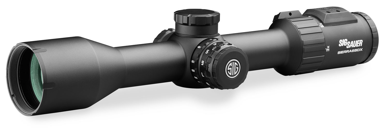 Sig Sauer Electro-Optics SOSBDX631 Sierra6 BDX Black Anodized 3-18x44mm 30mm Tube Illuminated BDX-R2 Reticle