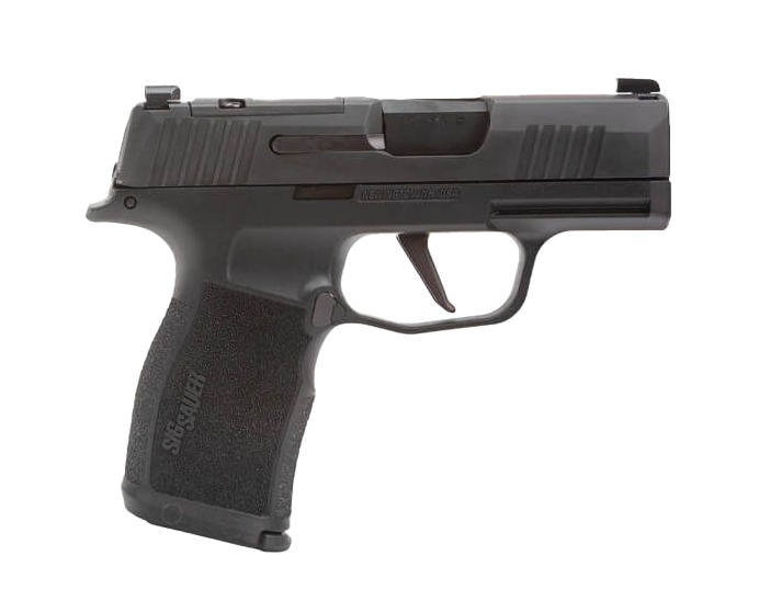 Sig Sauer 365X9BXR3PMS P365X Micro-Compact 9mm Luger 12+1, 3.10″ Black Steel Barrel, Black Nitron Optic Ready/Serrated Stainless Steel Slide, Black Stainless Steel Frame w/Beavertail & Picatinny Rail