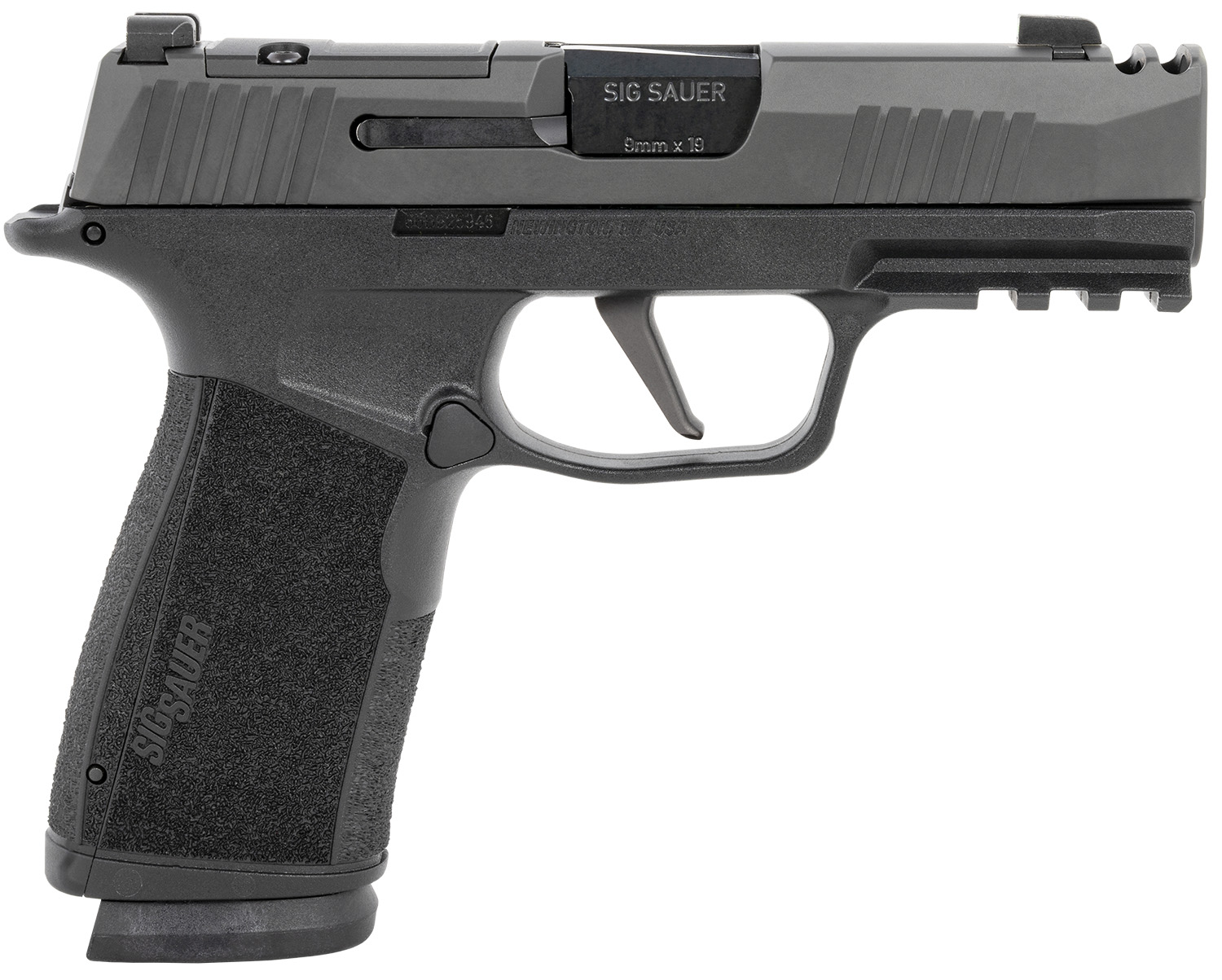Sig Sauer 365XCA-9-COMP P365-XMACRO 9mm Luger 3.10″ 17+1, Black, Steel Slide with Optic Cuts & Integrated Compensator, XRAY Sights