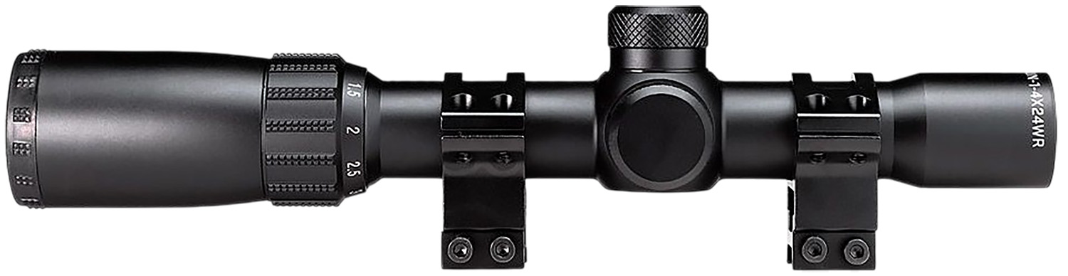 Sig Sauer Airguns AIRT4 Air T4 Black 1-4x 24mm 1″ Tube Mil-Dot Reticle