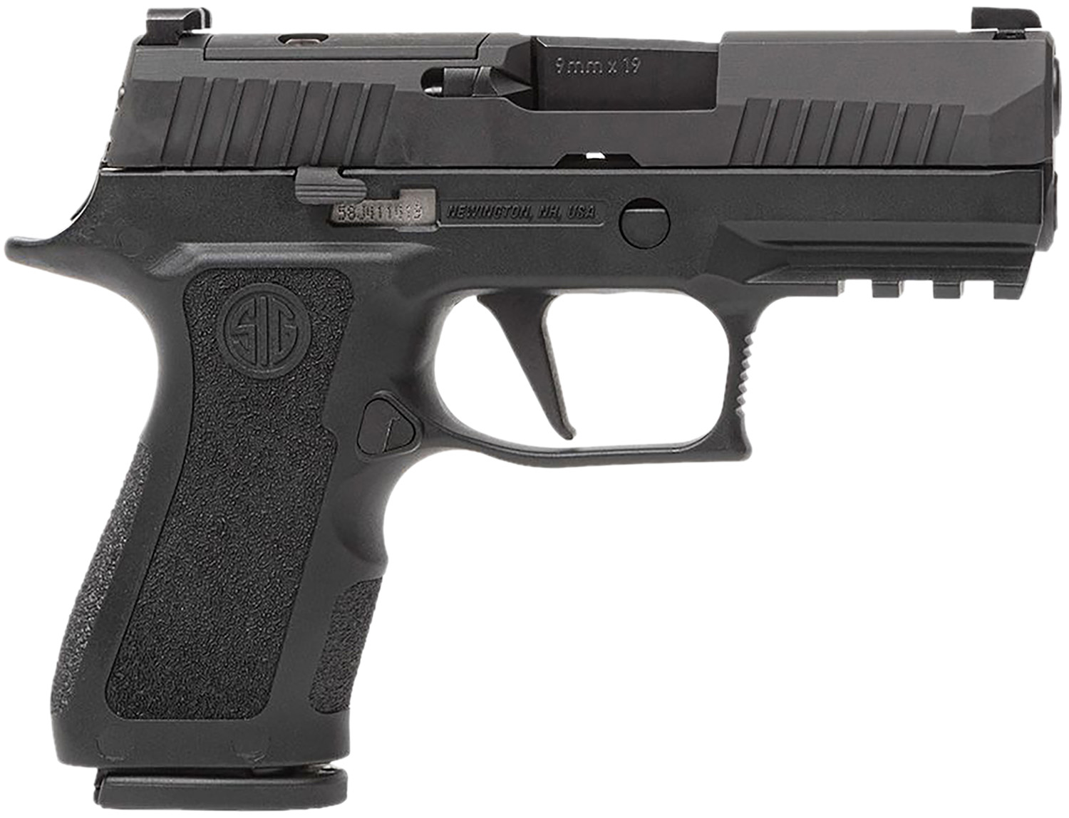 SIG 320XF9BXR3RXX10 P320 9M 4.7 10R OR BLK