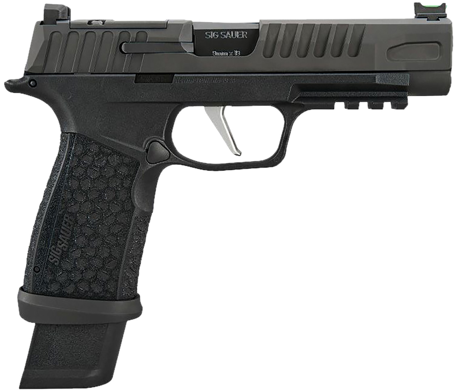 Sig Sauer 365XF9BFO10 P365 Fuse Compact Frame 9mm Luger 10+1 4.30″ Black Nitron Optic Ready/Serrated Stainless Steel Slide Polymer Grip