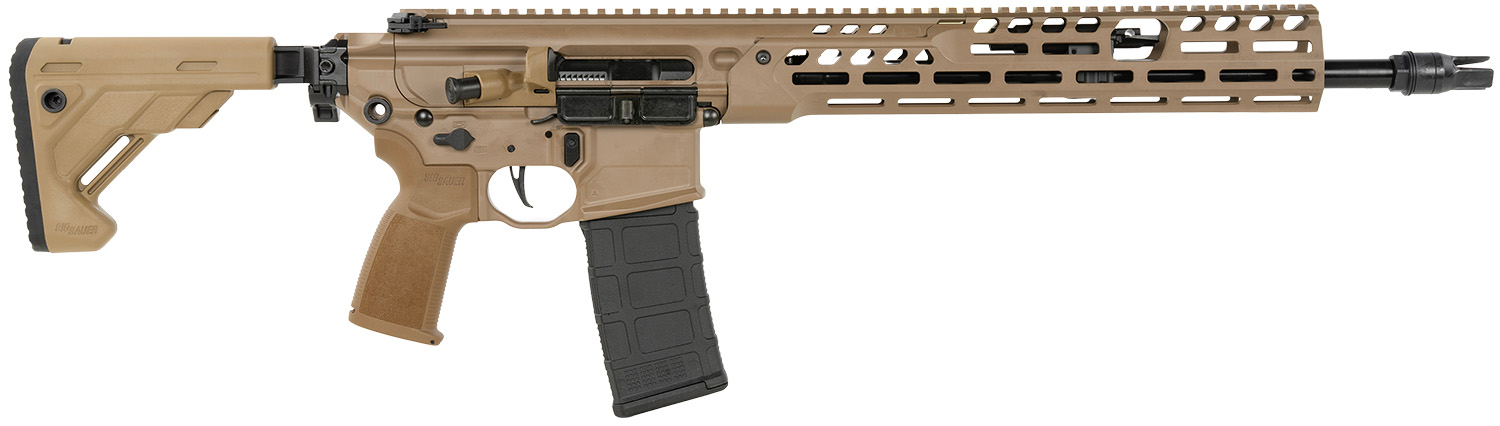 Sig Sauer RMCX556N16BIR MCX Spear LT 5.56 NATO 30rd 16″ Black FNC Flat Dark Earth Aluminum Stock