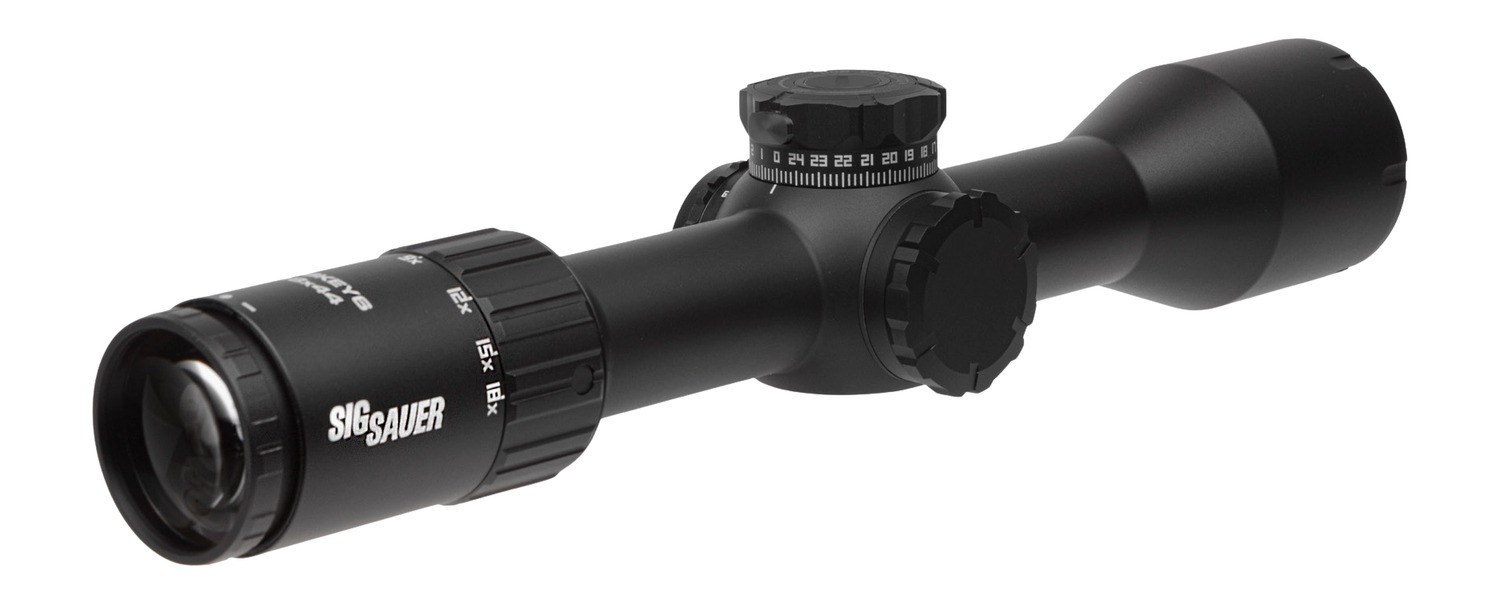 SIG SOW63115    WHISKEY6 3-18X44 30MM FFP MOA  BLK