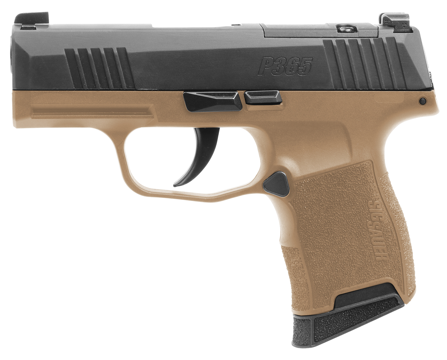 Sig Sauer 3659CTXR3P P365X  Micro-Compact Frame 9mm Luger 10+1 3.10″ Steel Barrel, Optic Ready/Serrated Slide, Coyote Tan Stainless Steel Frame w/Accessory Rail, Polymer Grip
