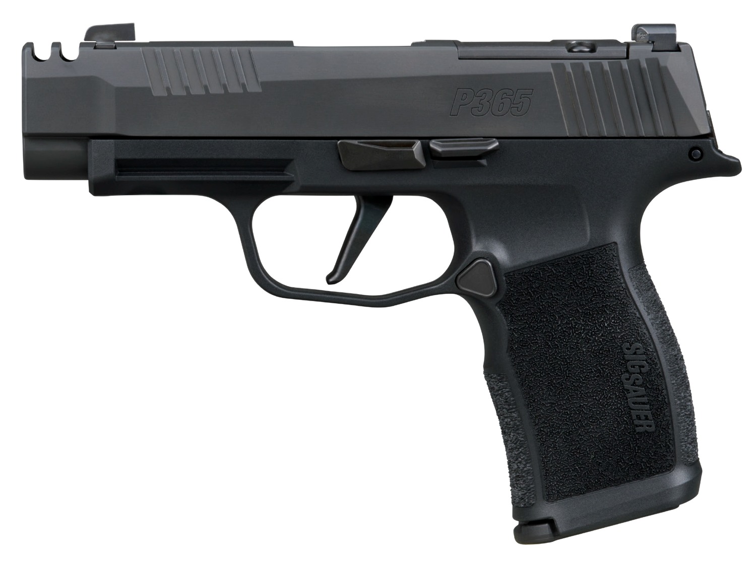 Sig Sauer 365XL380COMPMS P365XL 380 ACP 12+1 3.10″ Black Ported Barrel, Black Nitron Stainless Steel Optic Cut/Ported/Serrated Slide, Black Stainless Steel Frame w/Picatinny Rail, Textured Grip, SIG-