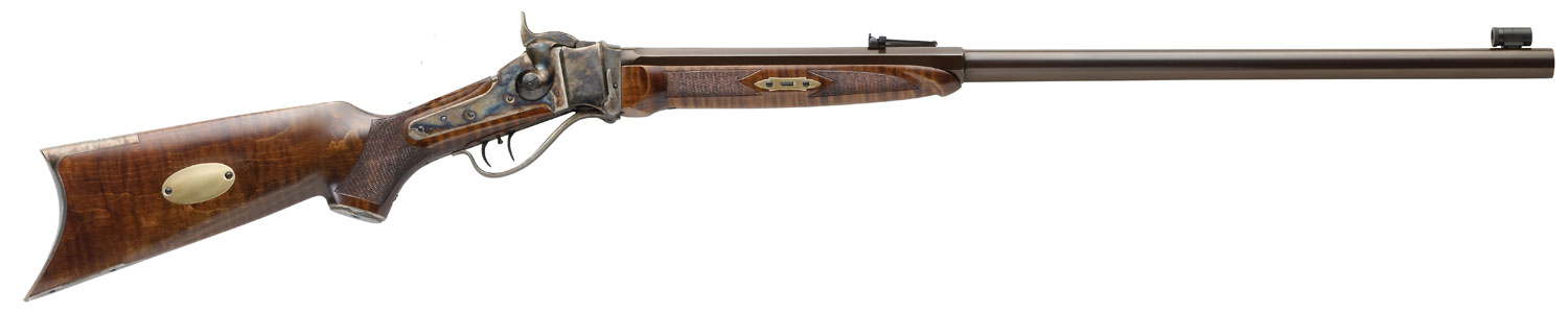 Davide Pedersoli 010S769457 1874 Old West 45-70 Gov 1rd 30″ Blued Barrel, Color Case Hardened Steel Receiver, Walnut Wood Stock, Right Hand
