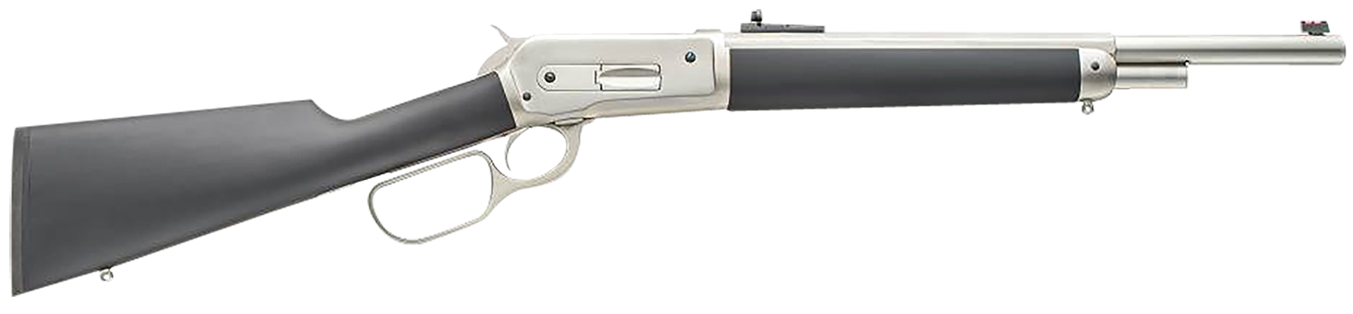 Chiappa Firearms 920355 1886 Kodiak 45-70 Gov 4+1, 18.50″ Barrel, Steel Barrel/ Receiver w/ Matte Chrome Coating, Black Rubber Coated Walnut Stock, Right Hand