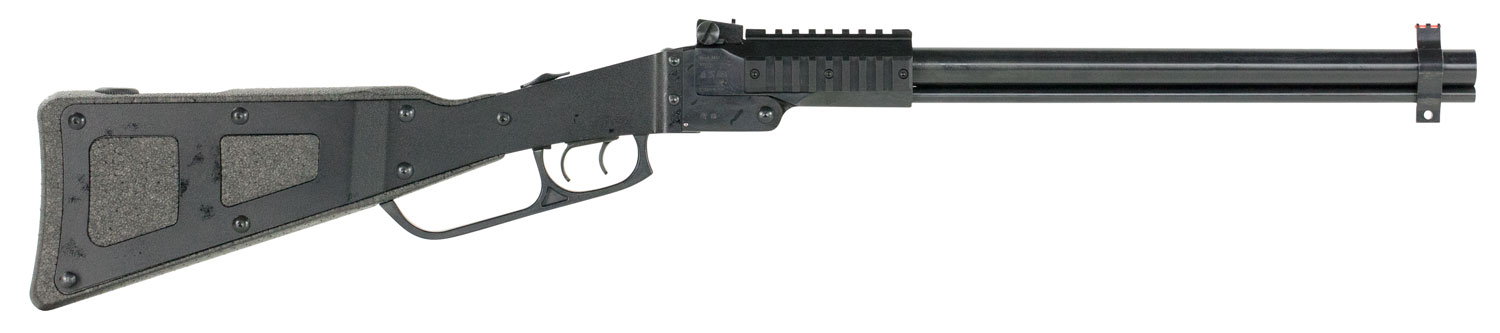 Chiappa Firearms 500182 M6 22 Mag,12 Gauge 1+1 18.50″ Blued Black Skeletonized w/Foam Inserts Stock Modified Choke