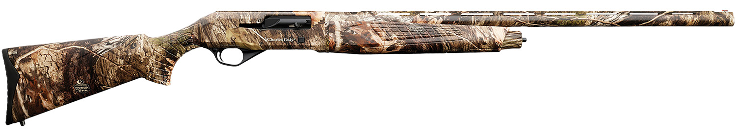 Charles Daly 930327 601 Full Size 12 Gauge Semi-Auto 3″ 4+1 28″ Mossy Oak Country DNA Chrome Lined Vent Rib Barrel, Aluminum Receiver, Fixed Mossy Oak Country DNA Synthetic Stock