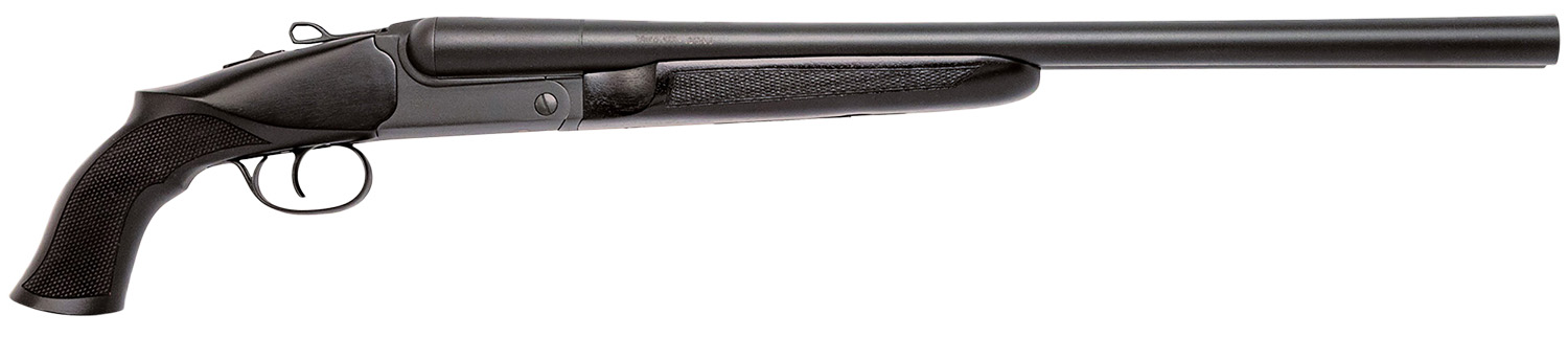 Charles Daly 930385 500  12 Gauge Break Open 2 20″ Black Side By Side Barrel, Black Receiver, Black Wood Stock, Includes Pistol Grip