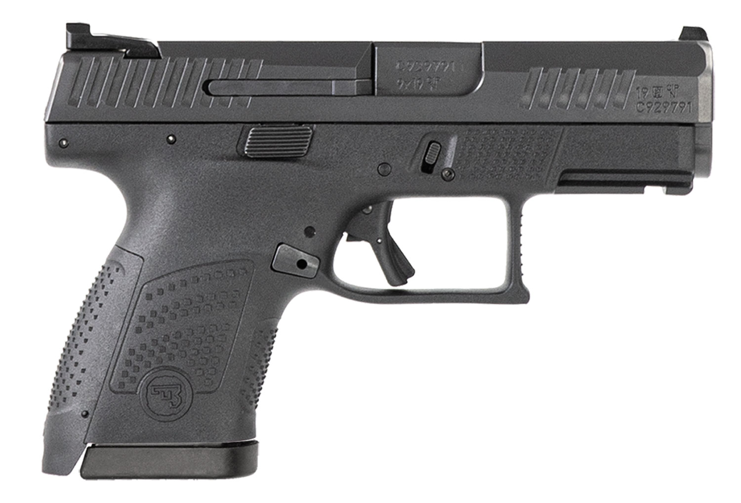 CZ-USA 01560 P-10 S 9mm Luger 3.50″ 10+1 Overall Black Finish with Inside Railed Steel Slide, Interchangeable Backstrap Grip, Reversible Mag Release & Picatinny Rail