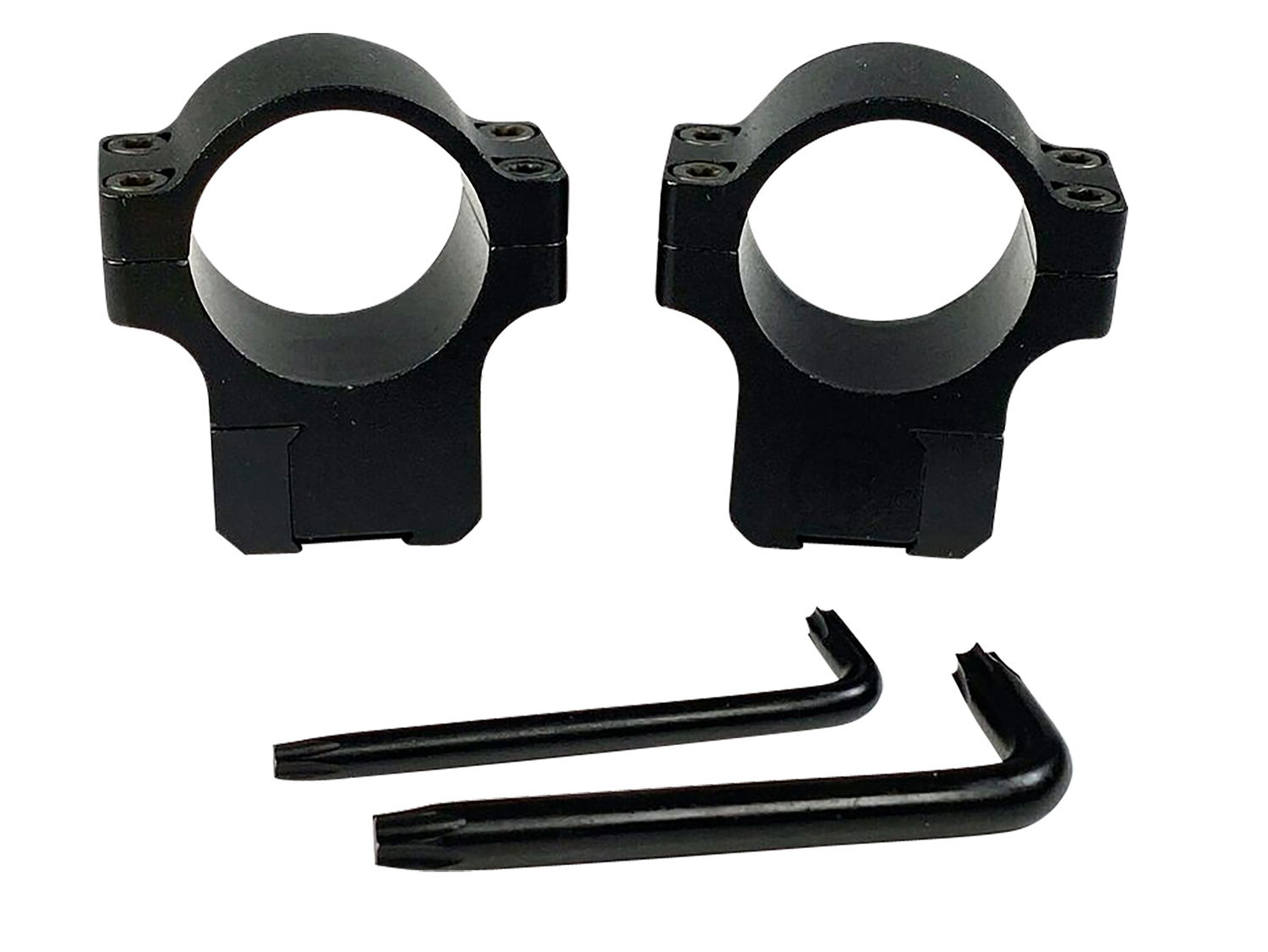 CZ-USA 40086 CZ Rings 457/455  Matte Black 1″ Medium