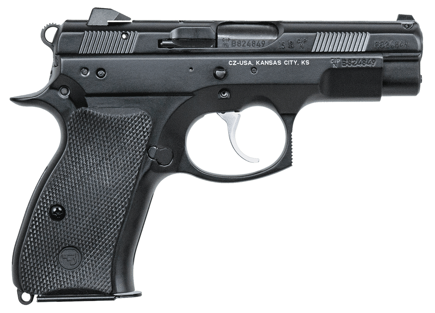 CZ-USA 91194 75D PCR Compact Frame 9mm Luger 14+1 3.75″ Black Steel Barrel, Black Steel Serrated Slide, Black Polycoat Aluminum Frame w/Beavertail, Black Rubber Grip, Right Hand