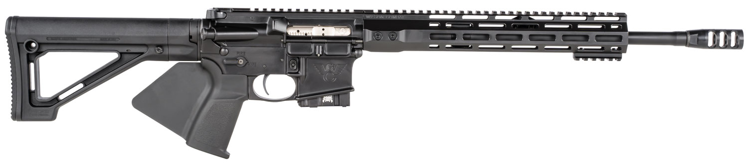 Wilson Combat TRPC556BLCA Protector Carbine *CA Compliant 5.56x45mm NATO 16.25″ 10+1 Black Hard Coat Anodized Rec Black Fixed Magpul MOE Carbine Stock Black Strike Ind. Featureless Grip Right Hand