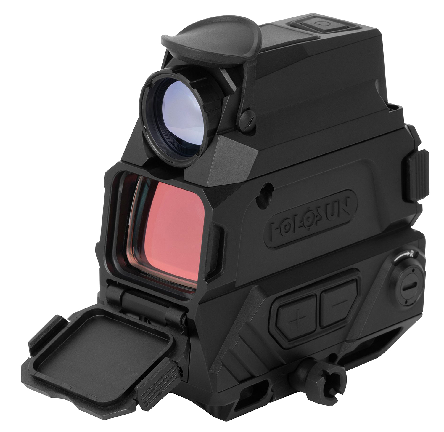 Holosun DRSTH DRS Thermal Reflex Sight Black Anodized 1x/3x/5x 1.20″ x 0.98″ 2 MOA Red Dot/65 MOA Circle Multi Reticle Thermal Overlay