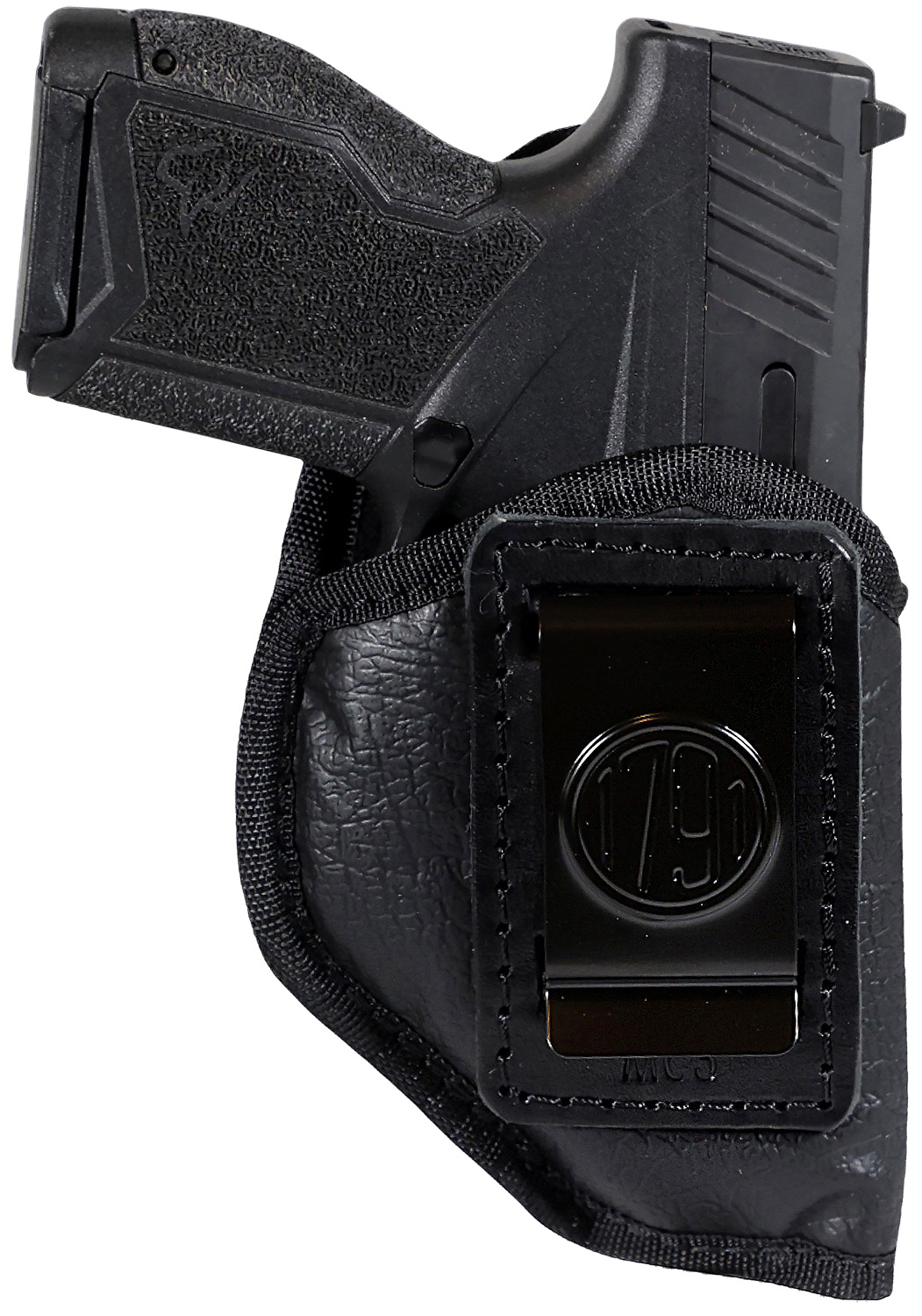 1791 Gunleather ECOMC3BLKR EcoCarry IWB Medium Black Right Hand