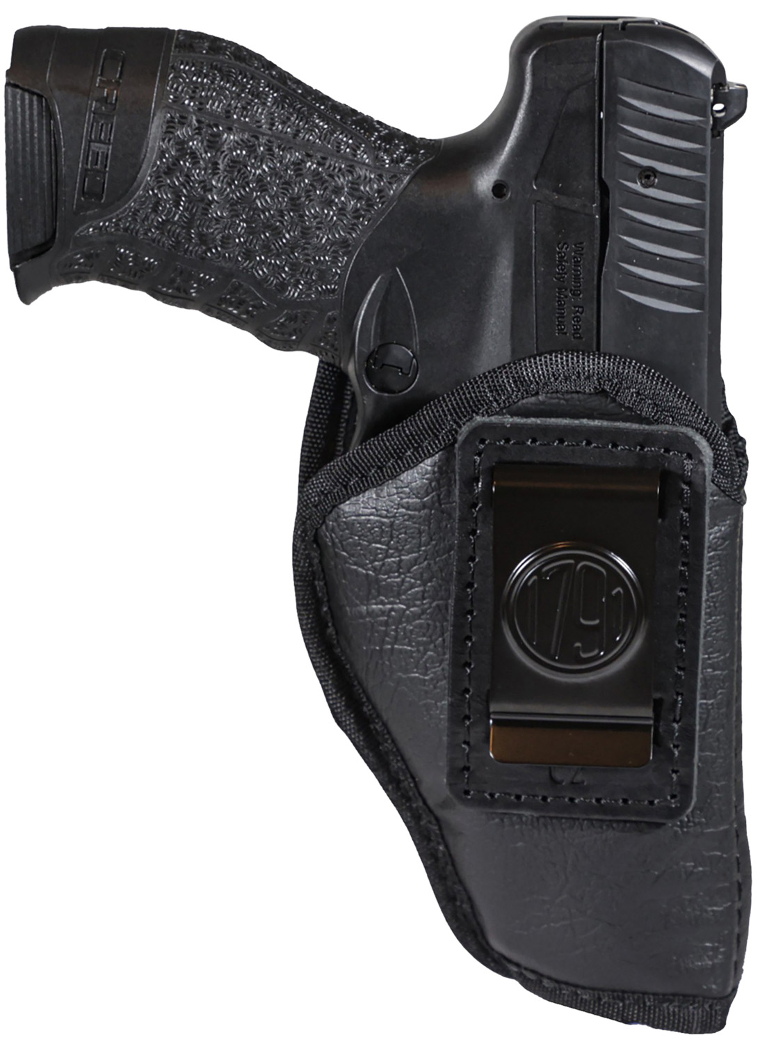 1791 Gunleather ECOC2BLKR EcoCarry IWB Compact Black Right Hand