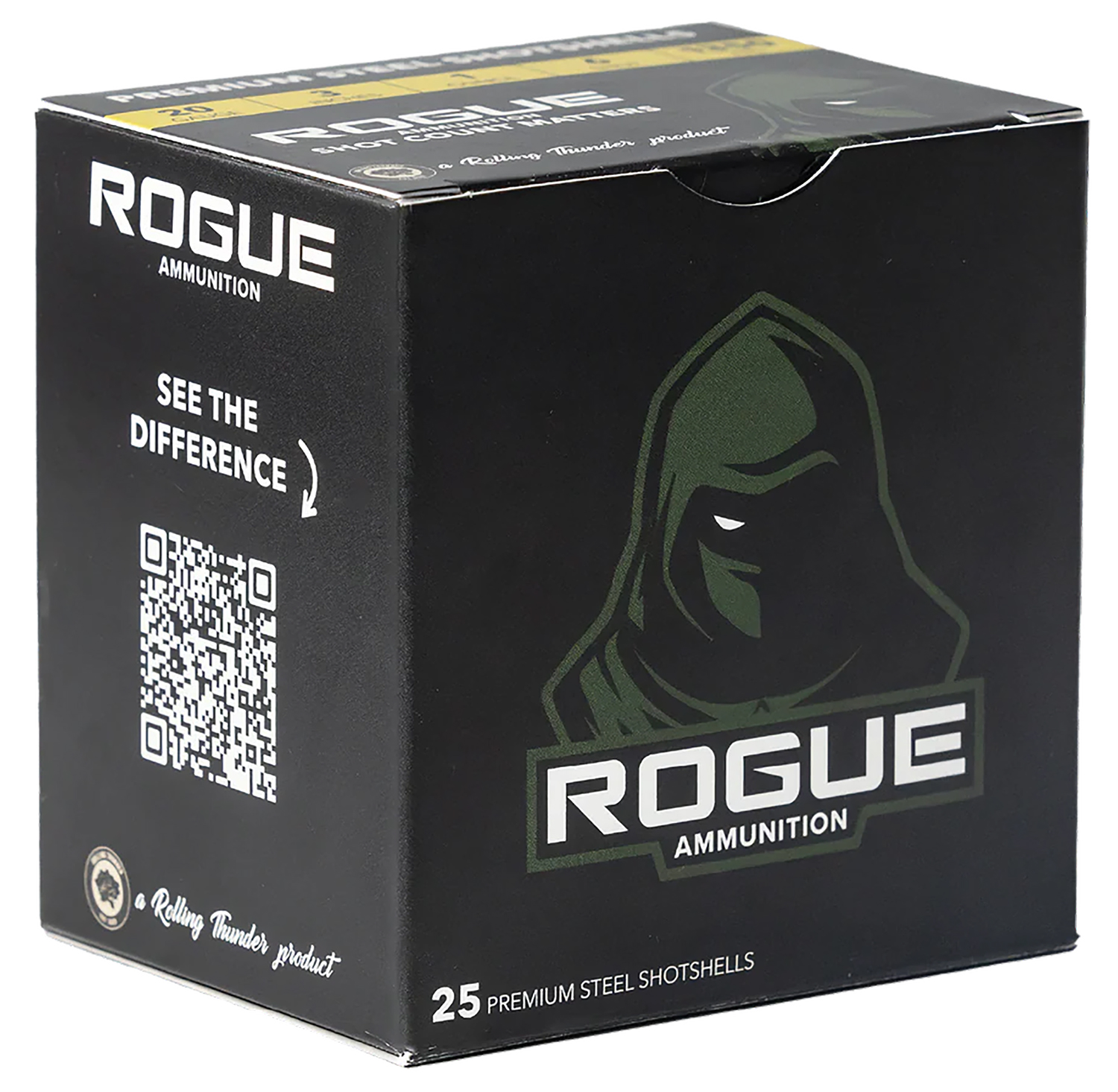Rogue Ammunition RA-20-1-6S 20Gauge 3″ 1oz 6Shot 25 Per Box/10 Case