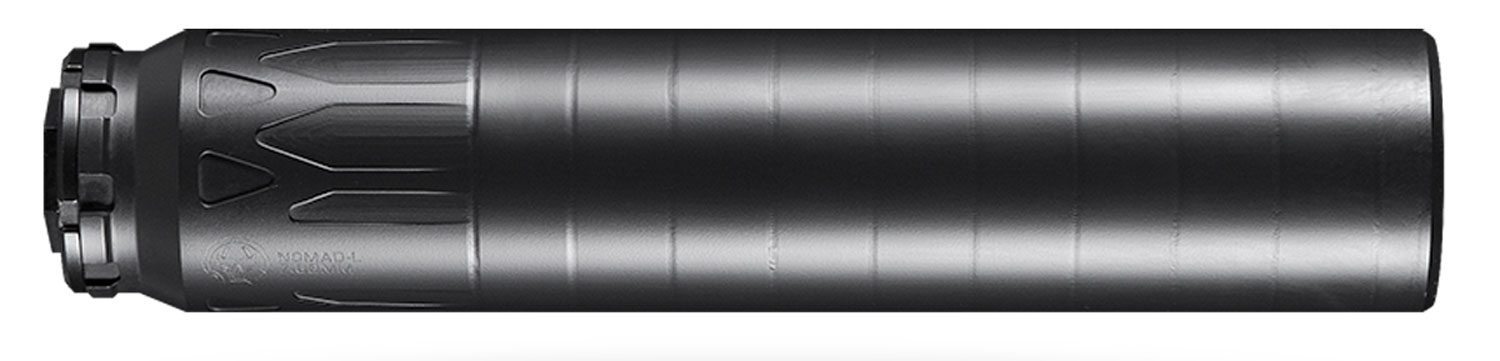 Dead Air NOMADL Nomad L 30 Cal, Rated Up To 300 Norma Mag,  Black Cerakote Stainless Steel, 5/8″-24 tpi Direct Thread