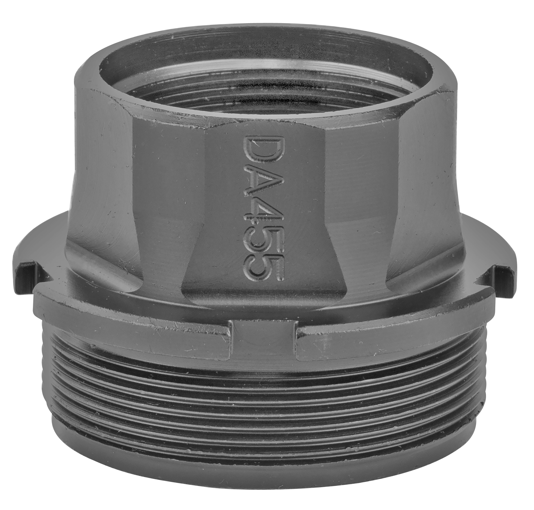 Dead Air DA455 Xeno Adapter  4140 Steel Black Nitride