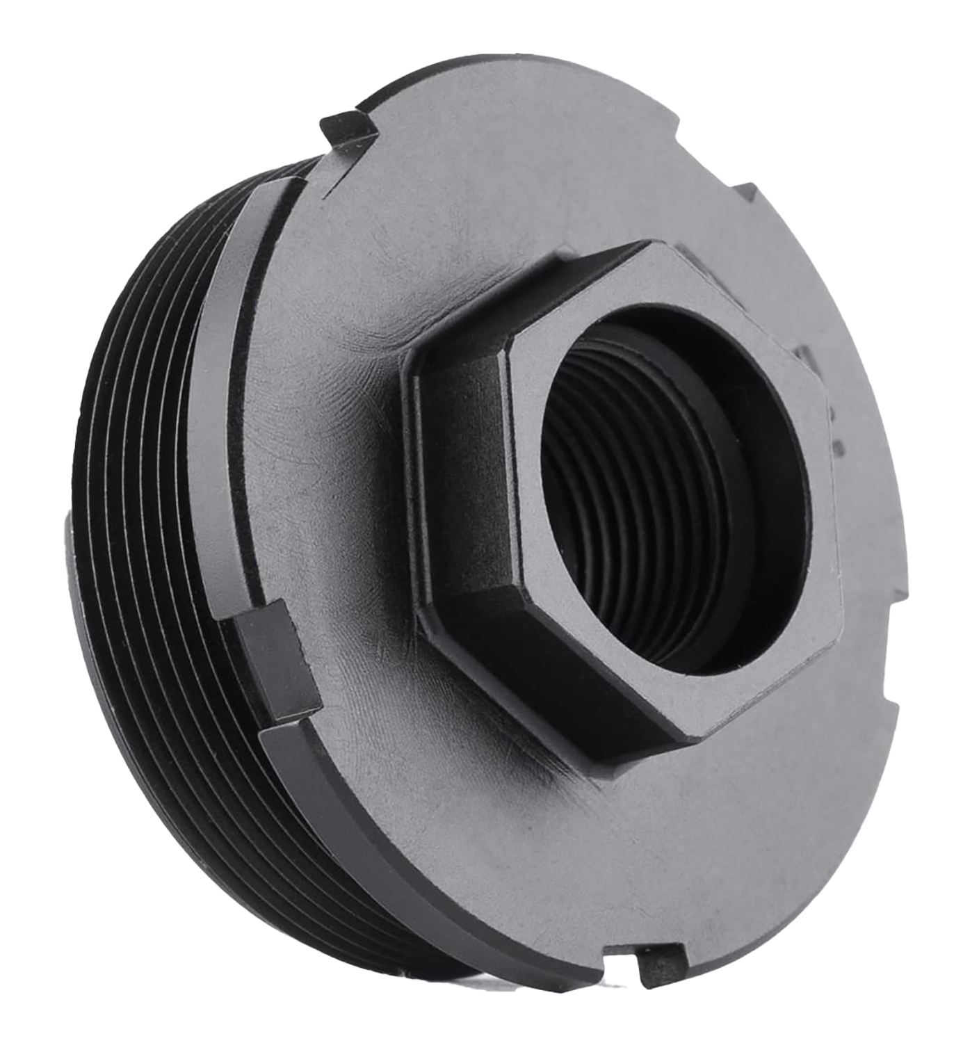 Dead Air LT313 HUB Direct Thread Mount 11/16″x24 4140 HT Alloy Steel Black Nitride