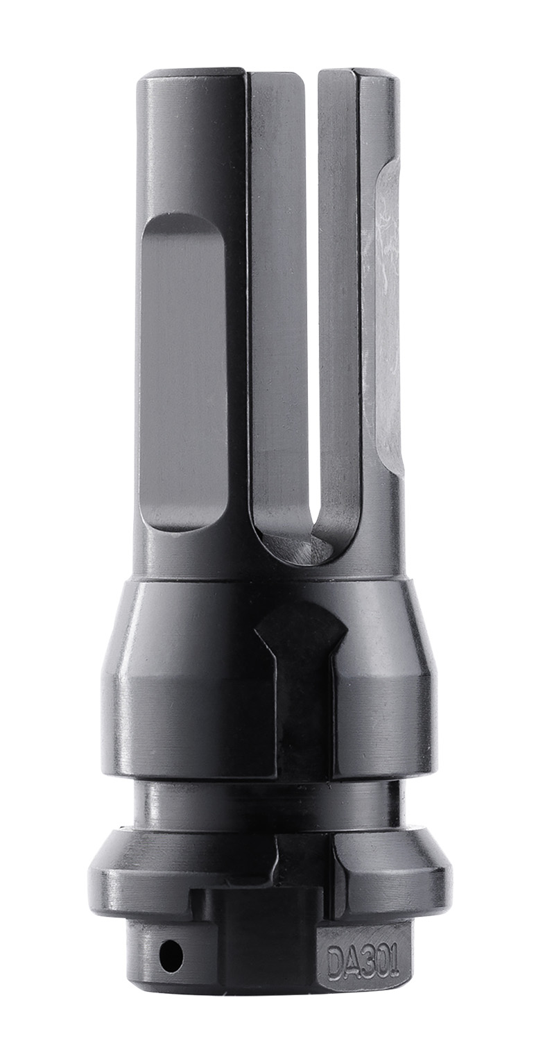 Dead Air DA301 Flash Hider Black with 1/2″-28 tpi Threads & 2.70″ OAL for 5.56x45mm NATO Sandman Series, KeyMod Equipped Nomad-30 & Primal Suppressors