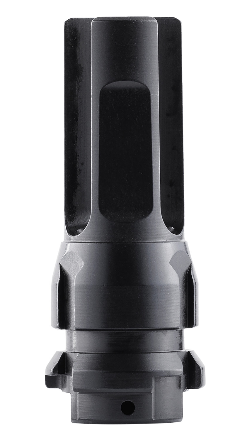 Dead Air DA302 Flash Hider Black with 5/8″-24 tpi Threads & 2.70″ OAL for 7.62mm Sandman Series, KeyMod Equipped Nomad-30 & Primal Suppressors