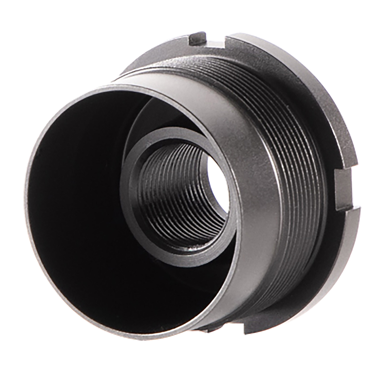 Dead Air DA410 Ghost Fixed Mount Black Cerakote 1/2″-28 tpi