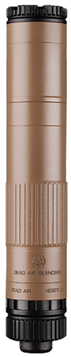 Dead Air MOJAVE9FDE Mojave 9 Modular 9mm 1.41″ FDE Aluminum/Stainless Steel/Titanium 1/2″x28