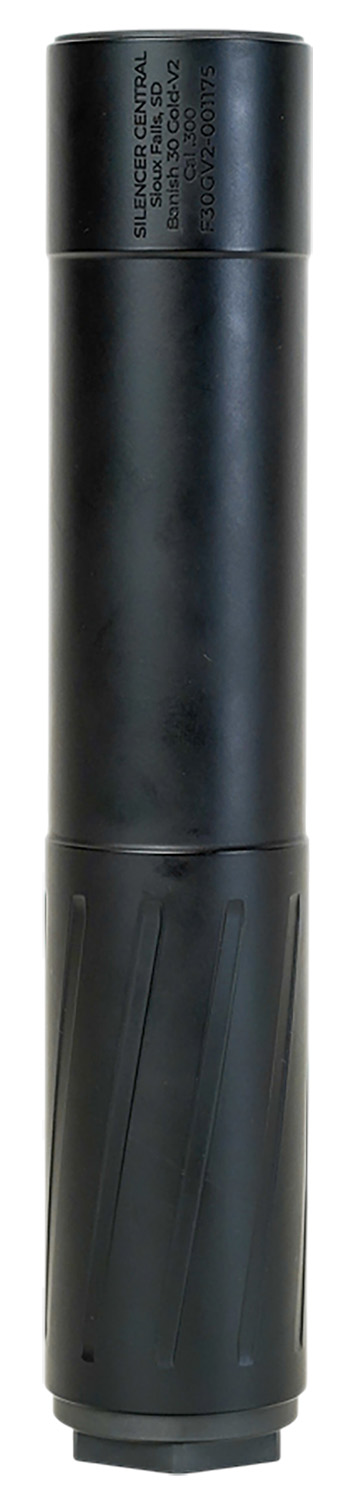 Banish(Silencer Central) 100000111288 Banish 30 Gold-V2 308/7.62mm 1.59″ Black Titanium 5/8″x24