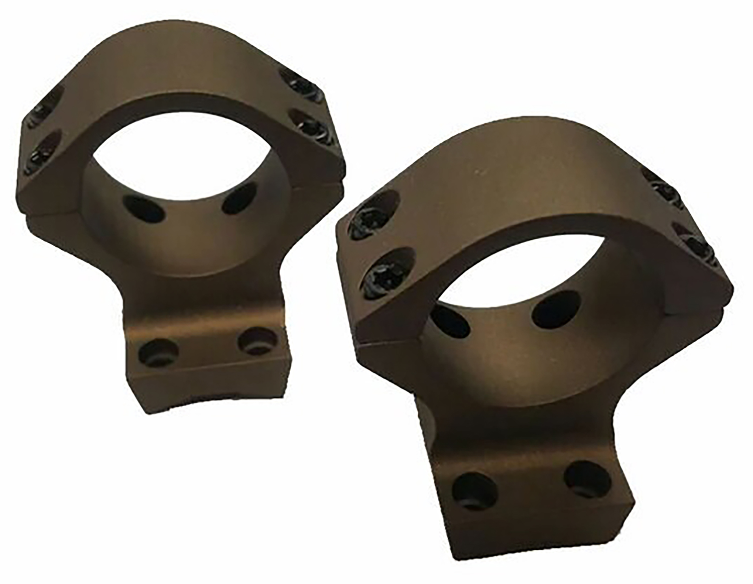 Talley HC940735 Scope Mount/Ring Combo Burnt Bronze Aluminum 1″ Tube X-Bolt Medium Rings Short/Long Action 0 MOA