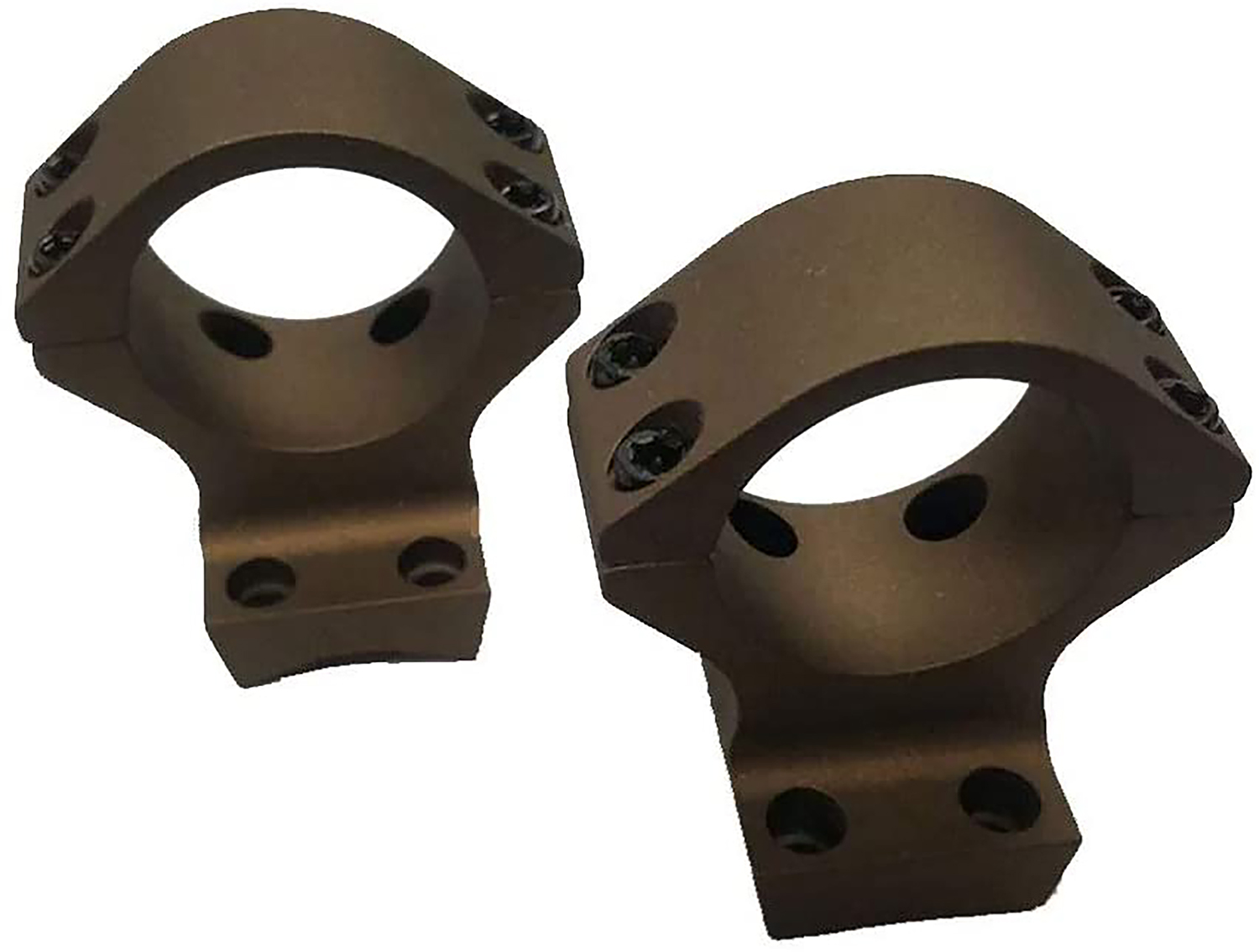 Talley HC950735 Scope Mount/Ring Combo Burnt Bronze Aluminum 1″ Tube X-Bolt High Rings Short/Long Action 0 MOA