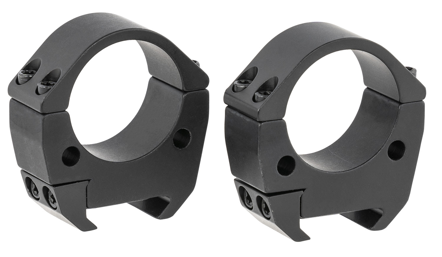 Talley TMS30M Modern Sporting Black Anodized Aluminum 30mm Tube Medium Picatinny Rail 0 MOA
