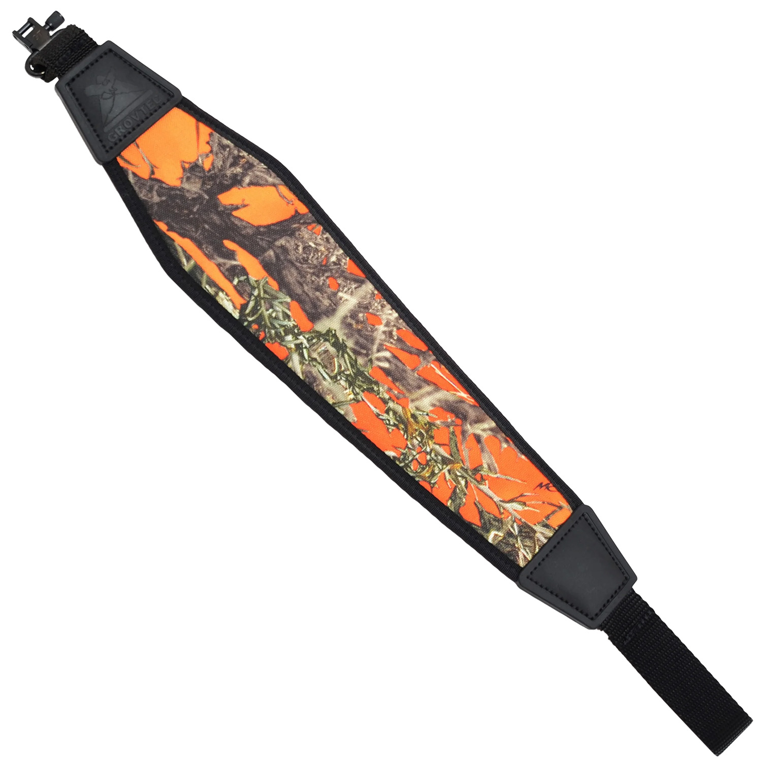 GrovTec US Inc GTSL32 GT  TrueTimber Blaze Orange Nylon 48″ OAL Adjustable Rifle/Shotgun